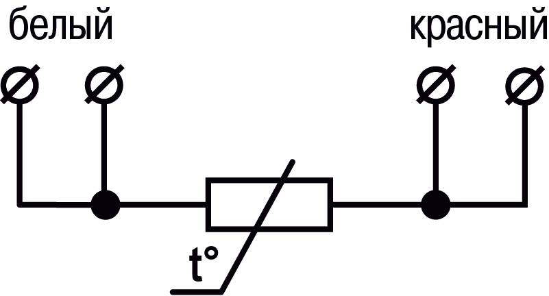 Схема подключения термосопротивления 4 проводная
